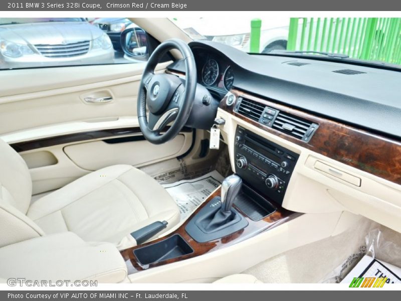 Crimson Red / Cream Beige 2011 BMW 3 Series 328i Coupe