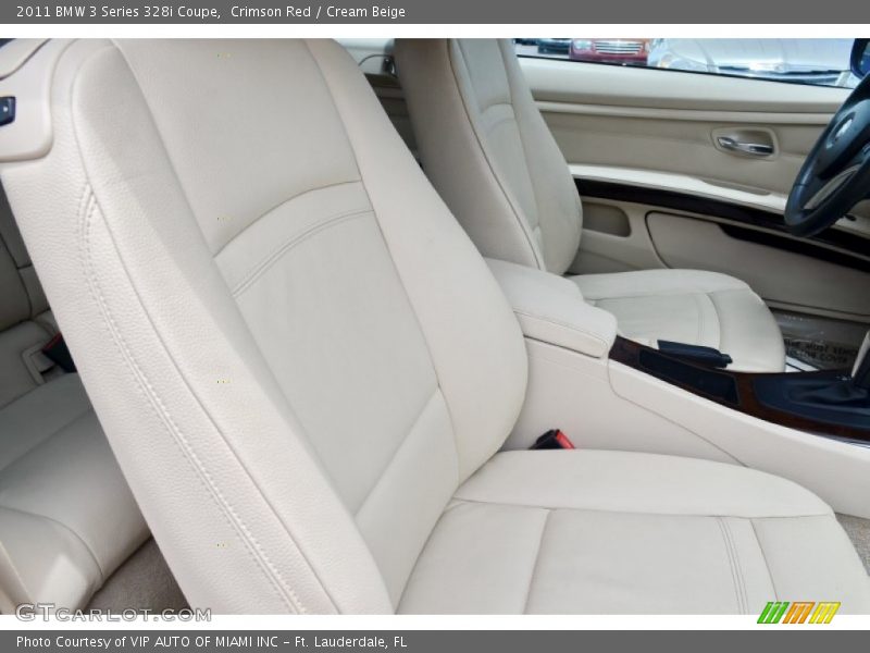 Crimson Red / Cream Beige 2011 BMW 3 Series 328i Coupe