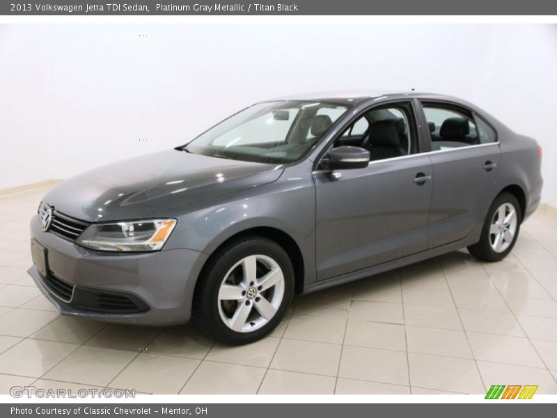 Platinum Gray Metallic / Titan Black 2013 Volkswagen Jetta TDI Sedan