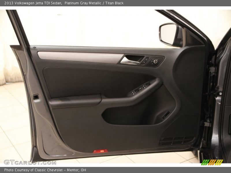Platinum Gray Metallic / Titan Black 2013 Volkswagen Jetta TDI Sedan