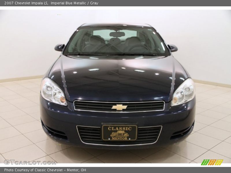 Imperial Blue Metallic / Gray 2007 Chevrolet Impala LS