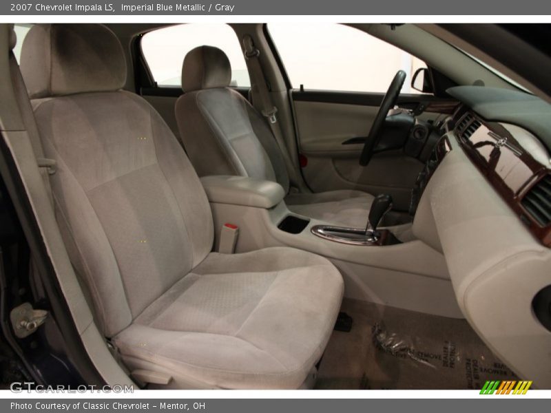 Imperial Blue Metallic / Gray 2007 Chevrolet Impala LS