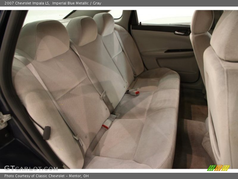 Imperial Blue Metallic / Gray 2007 Chevrolet Impala LS
