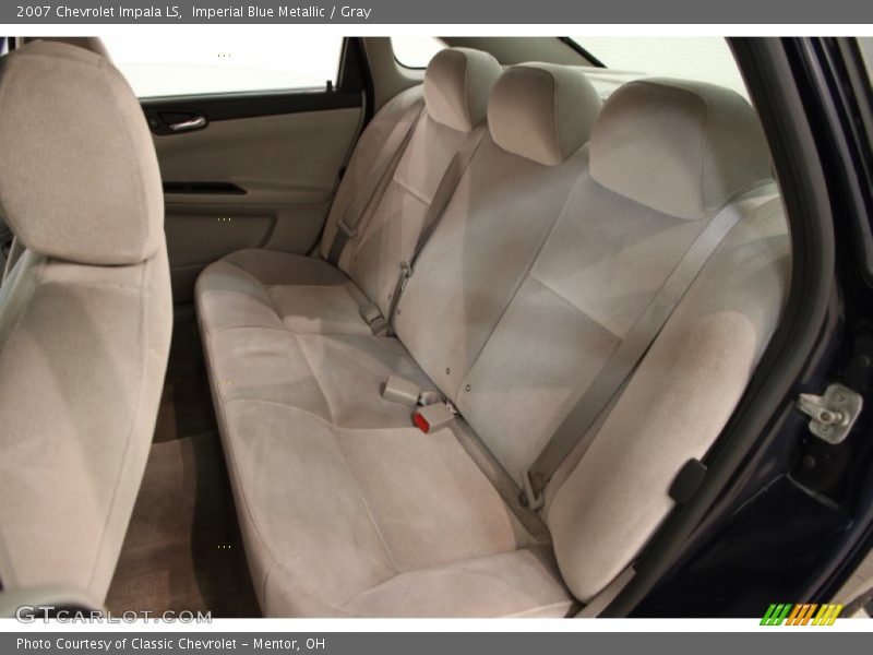 Imperial Blue Metallic / Gray 2007 Chevrolet Impala LS