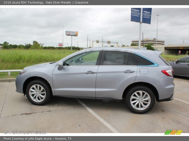 Slate Silver Metallic / Graystone 2016 Acura RDX Technology