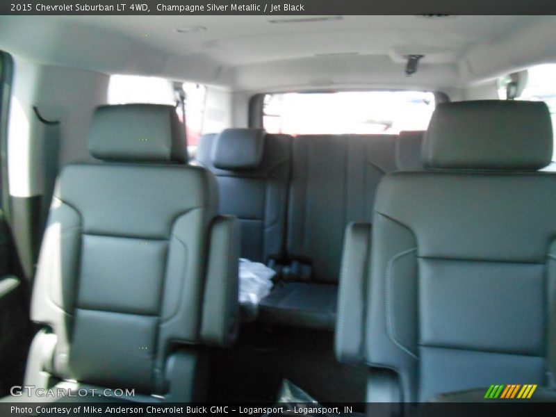 Champagne Silver Metallic / Jet Black 2015 Chevrolet Suburban LT 4WD