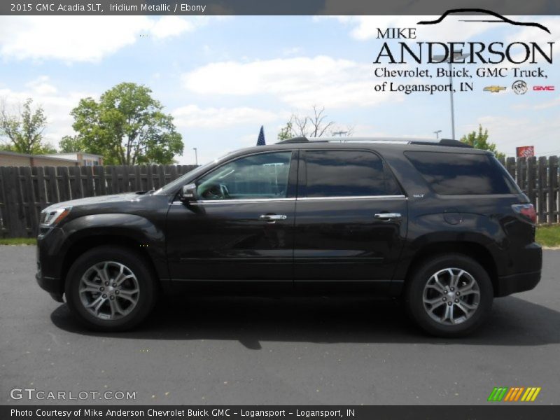 Iridium Metallic / Ebony 2015 GMC Acadia SLT