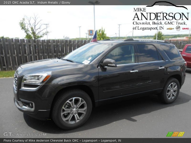 Iridium Metallic / Ebony 2015 GMC Acadia SLT