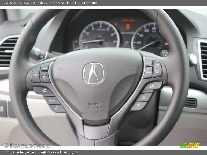 Slate Silver Metallic / Graystone 2016 Acura RDX Technology