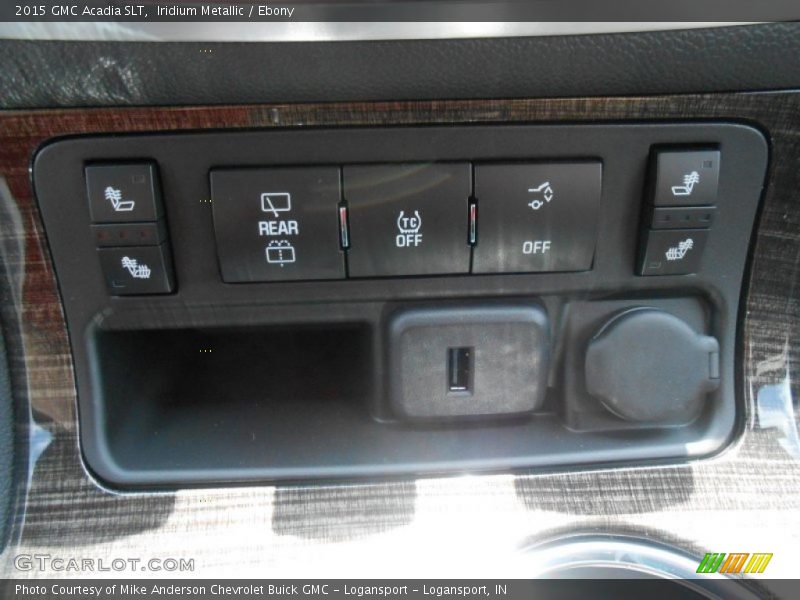 Iridium Metallic / Ebony 2015 GMC Acadia SLT
