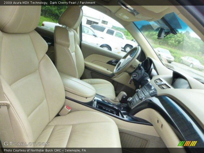 Dark Cherry Pearl / Parchment 2009 Acura MDX Technology