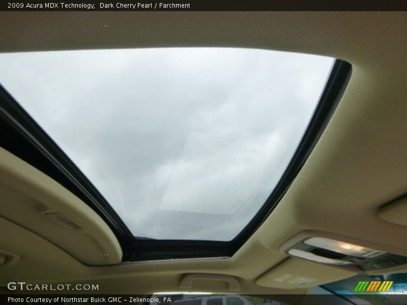 Dark Cherry Pearl / Parchment 2009 Acura MDX Technology