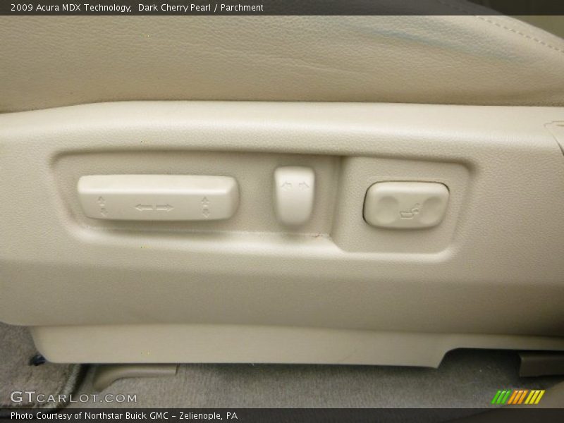 Dark Cherry Pearl / Parchment 2009 Acura MDX Technology
