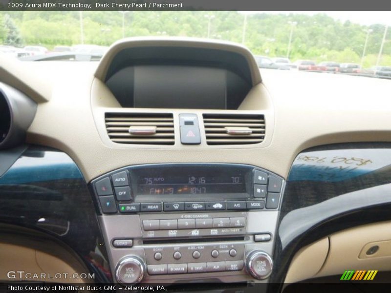 Dark Cherry Pearl / Parchment 2009 Acura MDX Technology