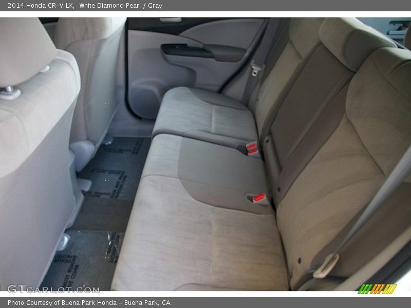 White Diamond Pearl / Gray 2014 Honda CR-V LX