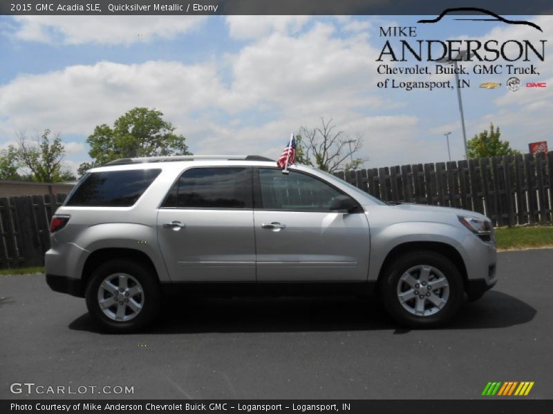 Quicksilver Metallic / Ebony 2015 GMC Acadia SLE