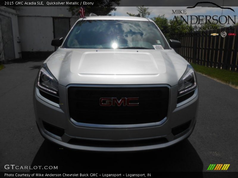 Quicksilver Metallic / Ebony 2015 GMC Acadia SLE