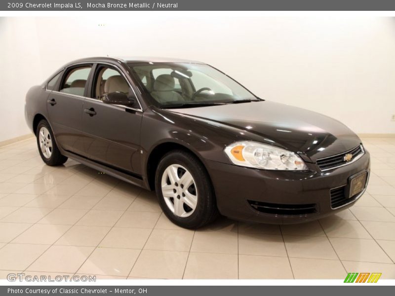 Mocha Bronze Metallic / Neutral 2009 Chevrolet Impala LS