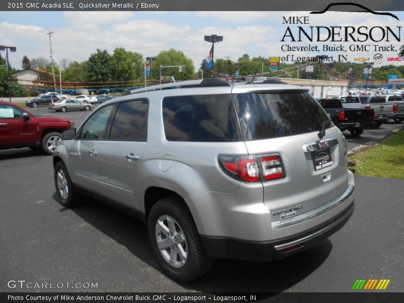 Quicksilver Metallic / Ebony 2015 GMC Acadia SLE