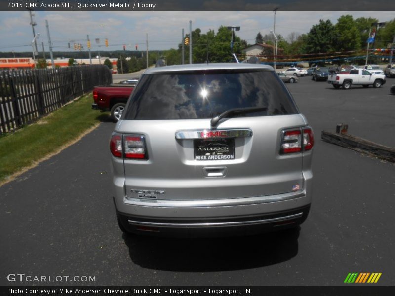 Quicksilver Metallic / Ebony 2015 GMC Acadia SLE