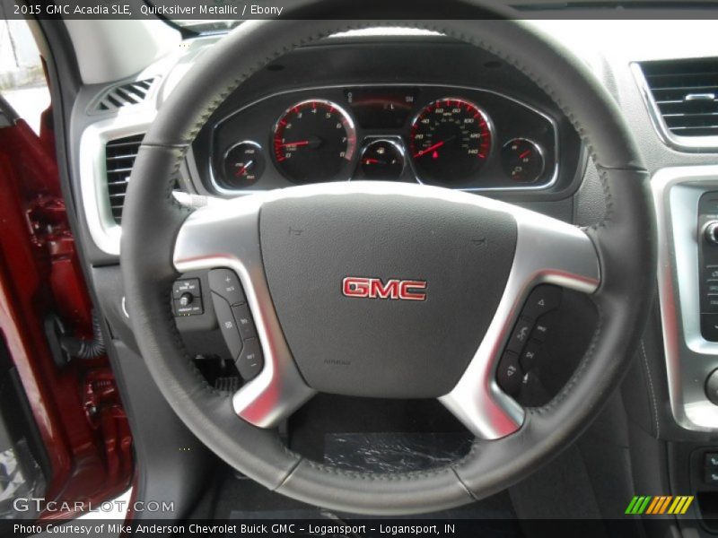 Quicksilver Metallic / Ebony 2015 GMC Acadia SLE