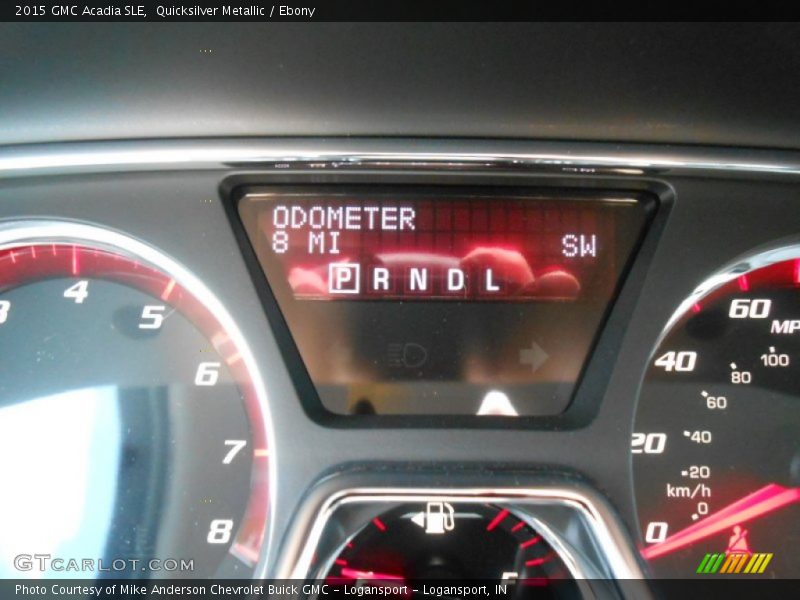Quicksilver Metallic / Ebony 2015 GMC Acadia SLE