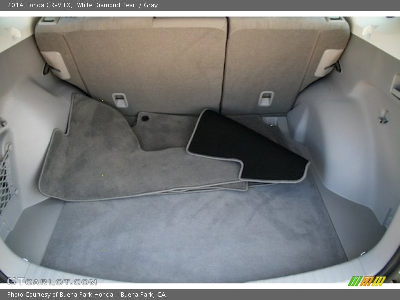 White Diamond Pearl / Gray 2014 Honda CR-V LX