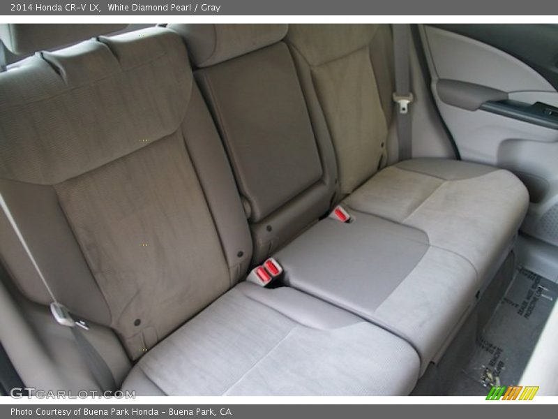 White Diamond Pearl / Gray 2014 Honda CR-V LX