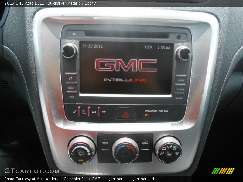 Quicksilver Metallic / Ebony 2015 GMC Acadia SLE