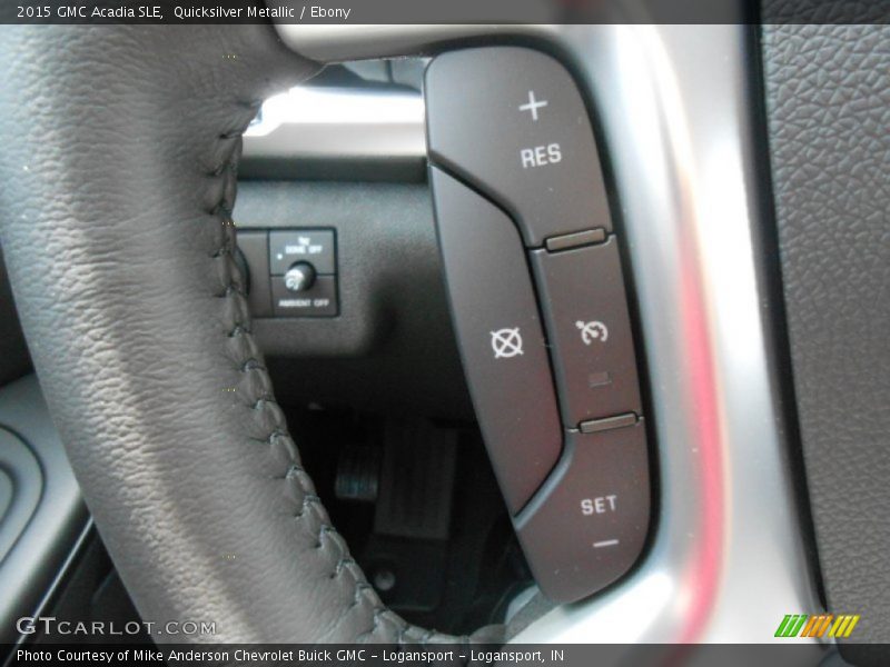Quicksilver Metallic / Ebony 2015 GMC Acadia SLE