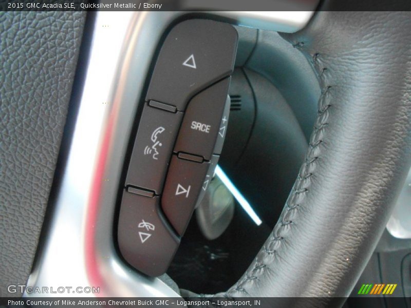 Quicksilver Metallic / Ebony 2015 GMC Acadia SLE