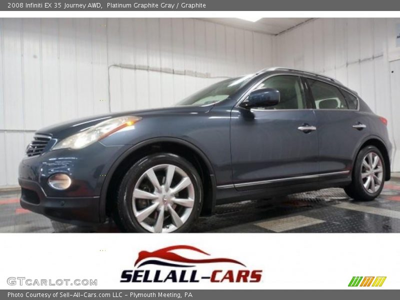 Platinum Graphite Gray / Graphite 2008 Infiniti EX 35 Journey AWD