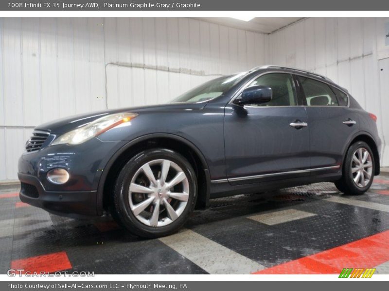 Platinum Graphite Gray / Graphite 2008 Infiniti EX 35 Journey AWD