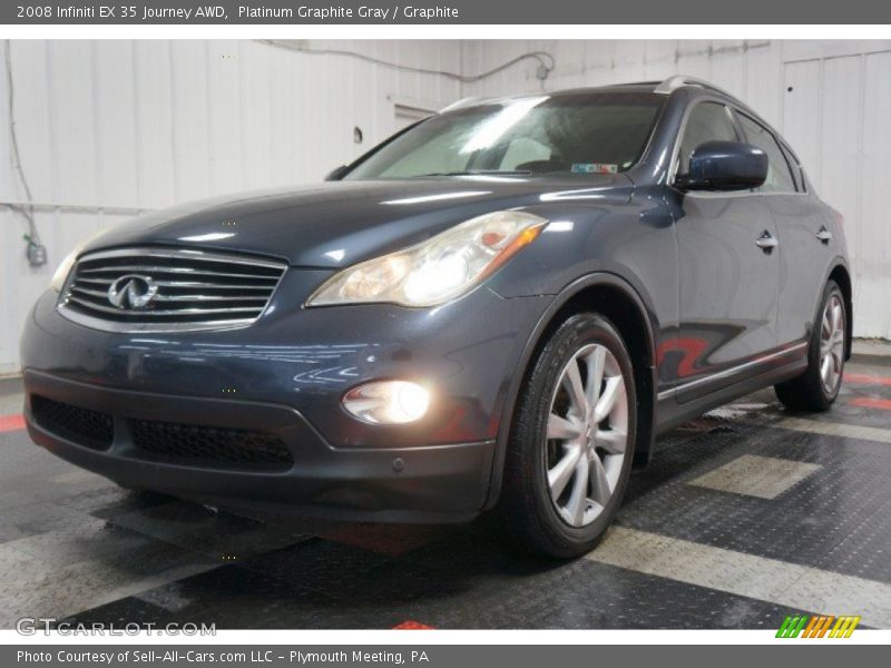 Platinum Graphite Gray / Graphite 2008 Infiniti EX 35 Journey AWD