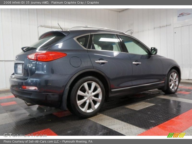 Platinum Graphite Gray / Graphite 2008 Infiniti EX 35 Journey AWD