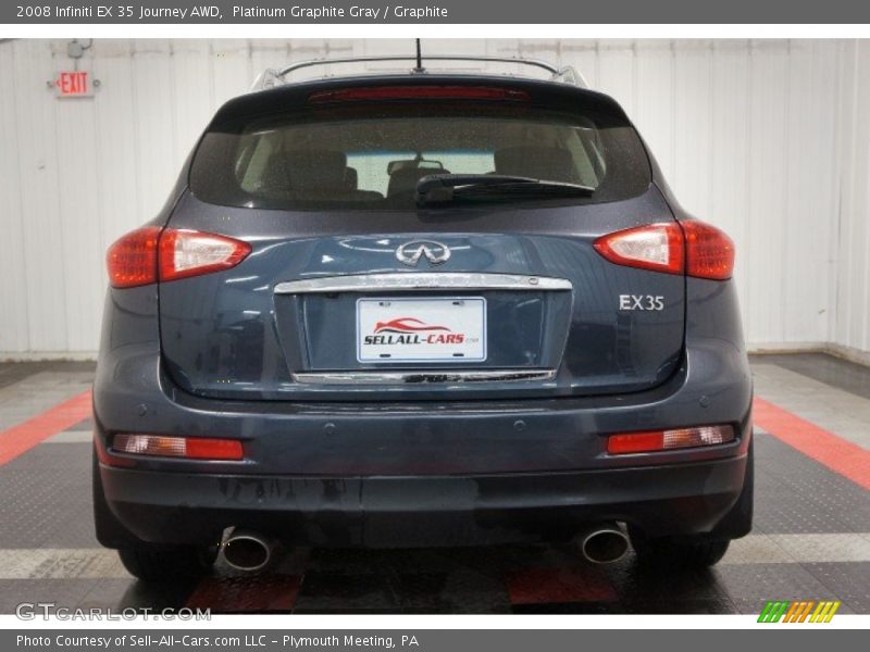 Platinum Graphite Gray / Graphite 2008 Infiniti EX 35 Journey AWD