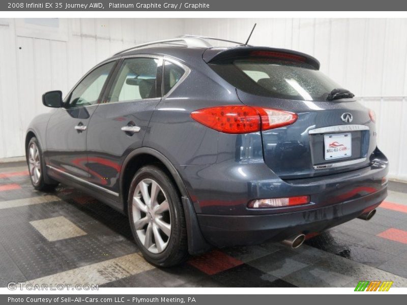 Platinum Graphite Gray / Graphite 2008 Infiniti EX 35 Journey AWD