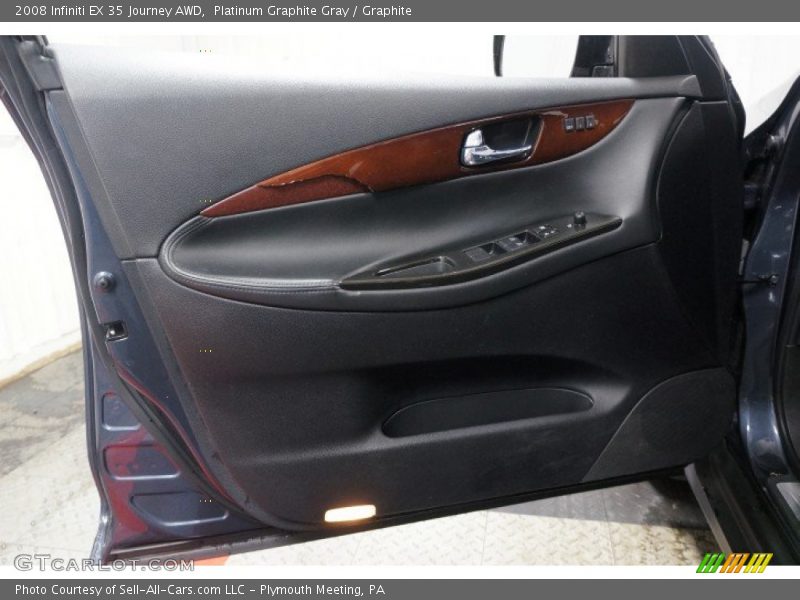 Platinum Graphite Gray / Graphite 2008 Infiniti EX 35 Journey AWD