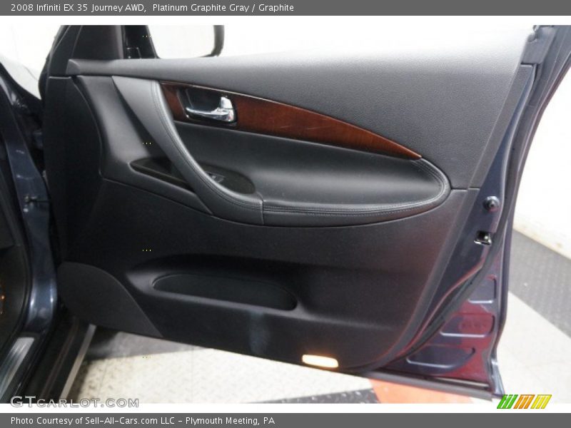 Platinum Graphite Gray / Graphite 2008 Infiniti EX 35 Journey AWD