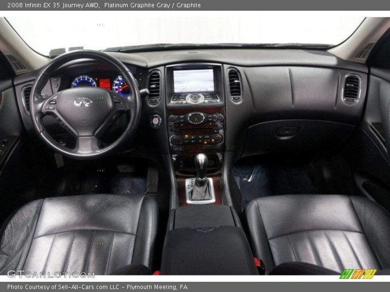 Platinum Graphite Gray / Graphite 2008 Infiniti EX 35 Journey AWD