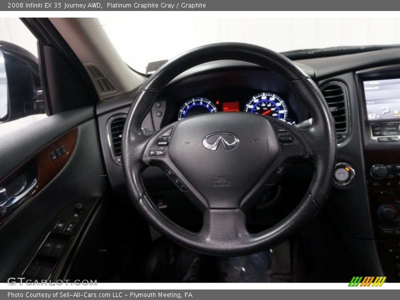 Platinum Graphite Gray / Graphite 2008 Infiniti EX 35 Journey AWD