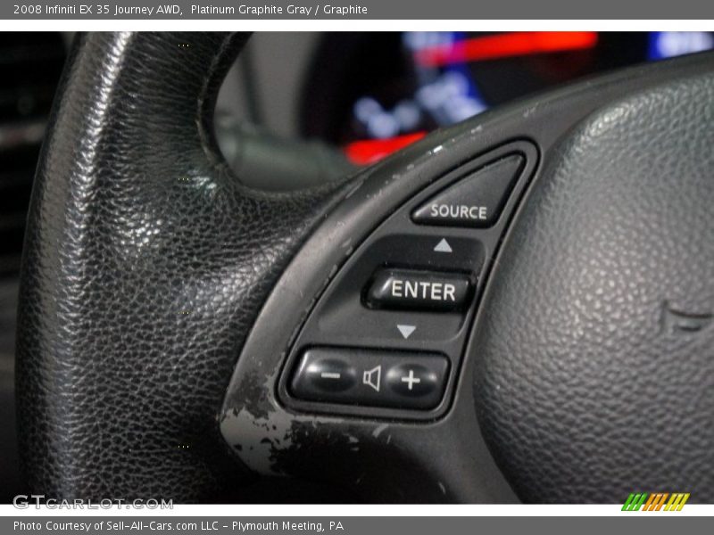 Platinum Graphite Gray / Graphite 2008 Infiniti EX 35 Journey AWD