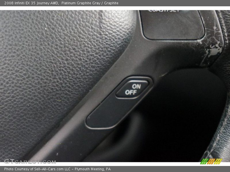 Platinum Graphite Gray / Graphite 2008 Infiniti EX 35 Journey AWD