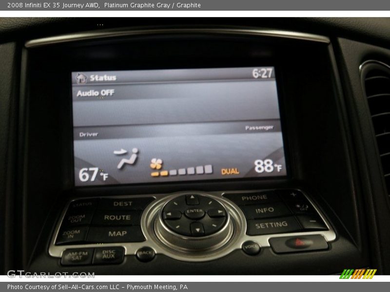 Platinum Graphite Gray / Graphite 2008 Infiniti EX 35 Journey AWD
