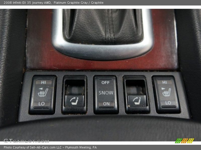 Platinum Graphite Gray / Graphite 2008 Infiniti EX 35 Journey AWD
