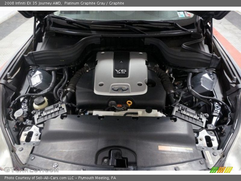 Platinum Graphite Gray / Graphite 2008 Infiniti EX 35 Journey AWD
