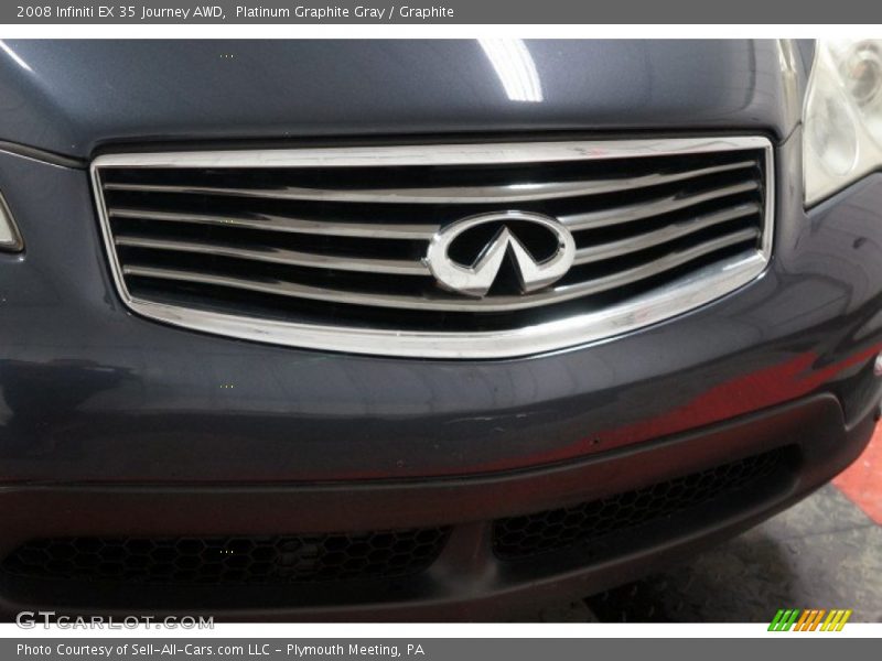 Platinum Graphite Gray / Graphite 2008 Infiniti EX 35 Journey AWD