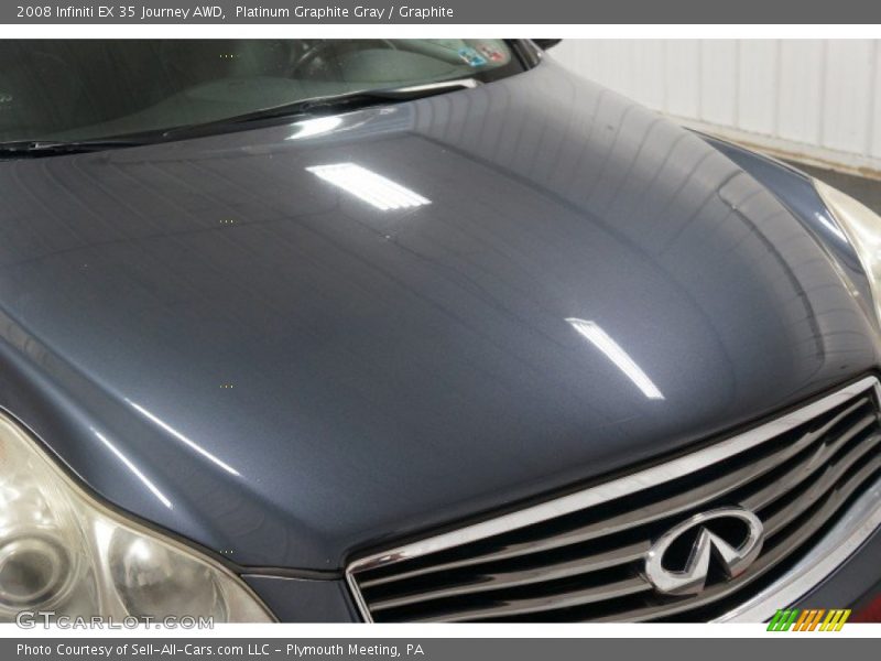 Platinum Graphite Gray / Graphite 2008 Infiniti EX 35 Journey AWD