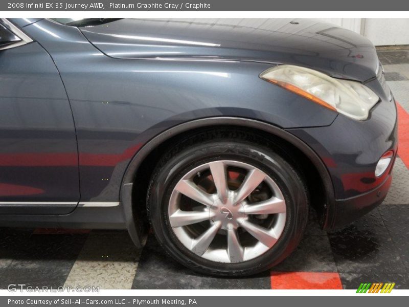 Platinum Graphite Gray / Graphite 2008 Infiniti EX 35 Journey AWD