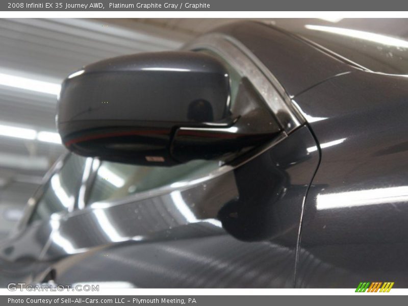 Platinum Graphite Gray / Graphite 2008 Infiniti EX 35 Journey AWD